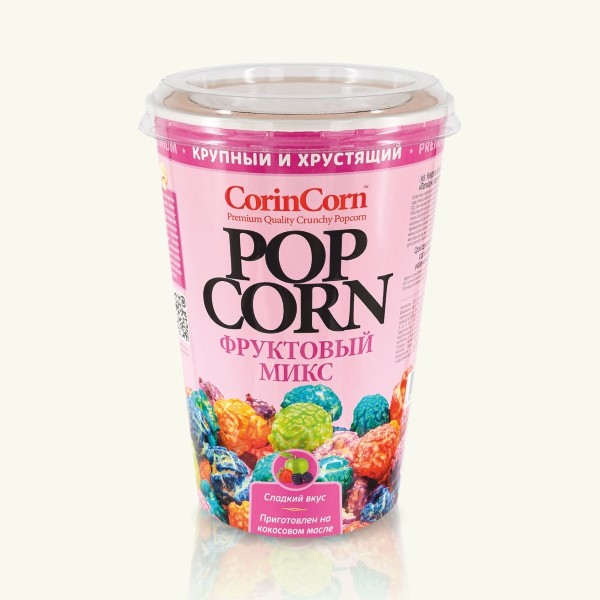 Попкорн Фруктовый микс 90 гр
