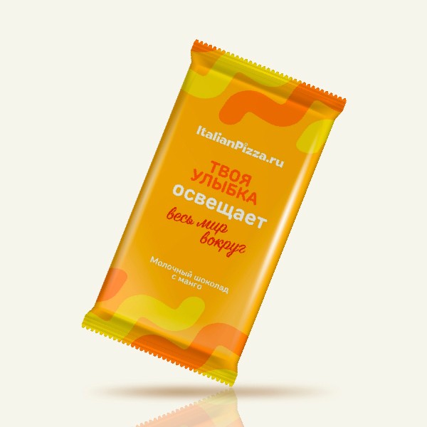 Шоколад Italian Pizza 20гр "Манго"