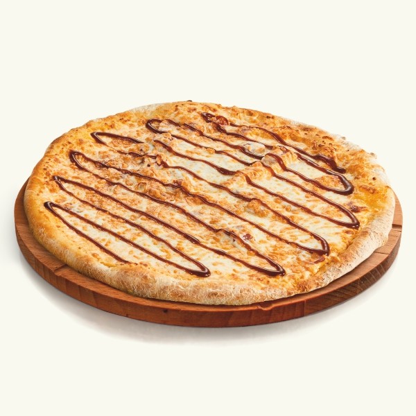 Пицца Сырная с охотничьими колбасками 30 см