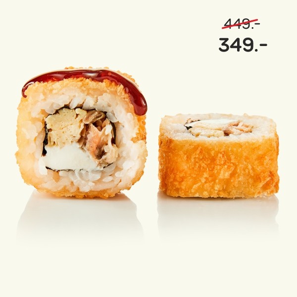 Ролл Хрустящий Панко с лососем 8шт