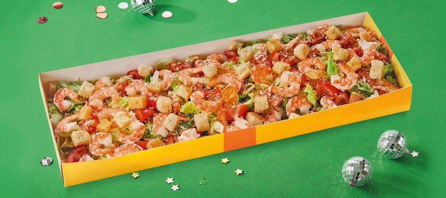 Big-box Цезарь с креветками