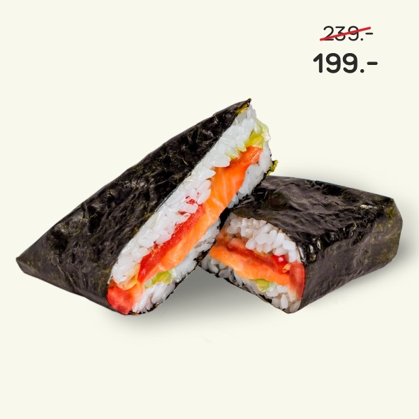 Онигири Лосось Яки