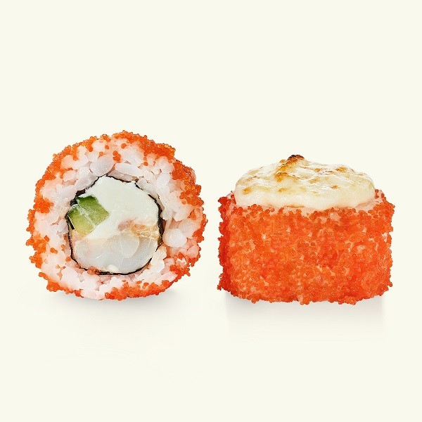 Ролл запеченный Калифорния с креветкой 8 шт