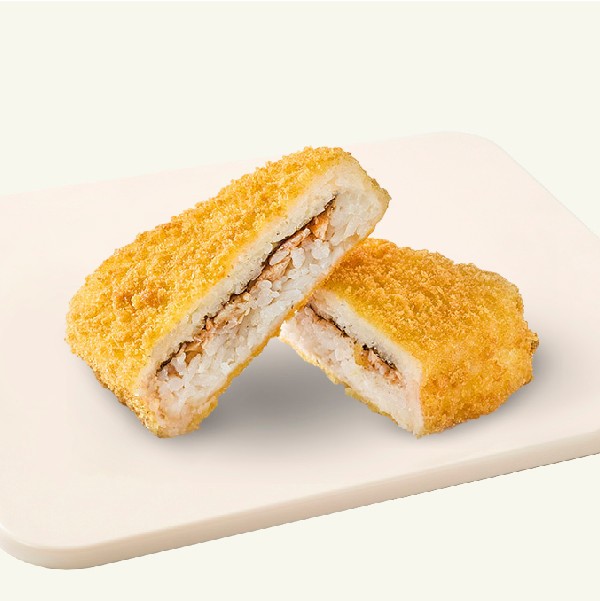 Горячий онигири с курицей